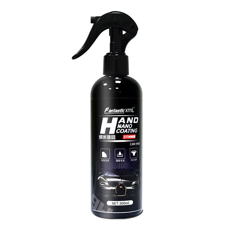 Agente de recubrimiento de acción rápida para automóviles, revestimiento de pintura para automóviles, spray de cristal nanocristalino, encerado de película, cera líquida para automóviles
