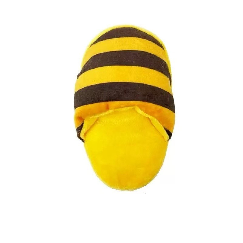 Nuevo juguete sonoro de peluche para perros flush flush para perros y gatos Frisbee de peluche universal resistente a la mordida juguetes para mascotas