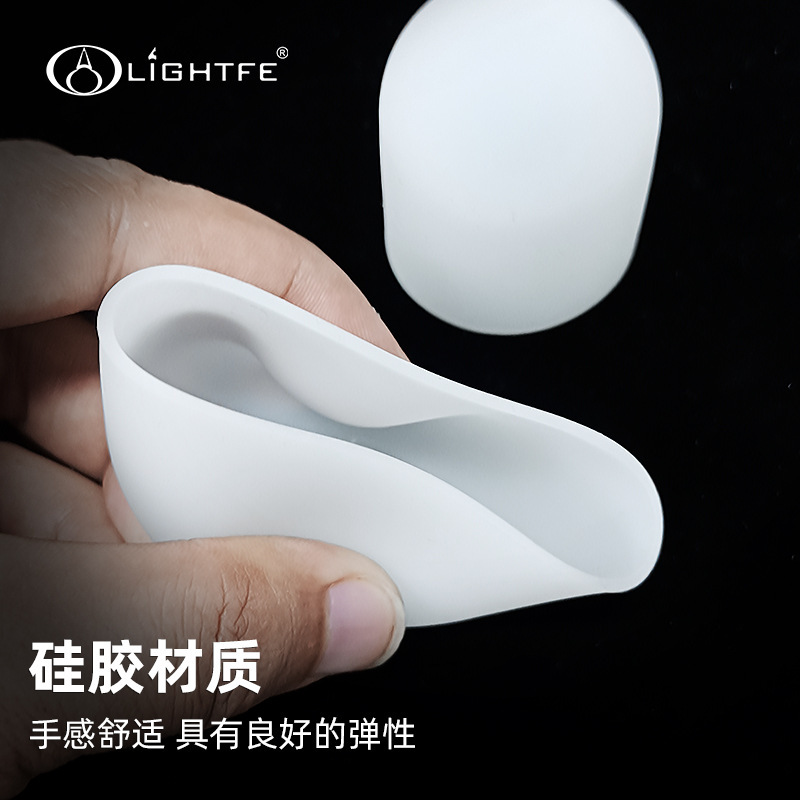 メーカー卸売り照明懐中電灯部品硬質プラスチックテントランプカバー小強光懐中電灯信号ランプソフトカバー|undefined
