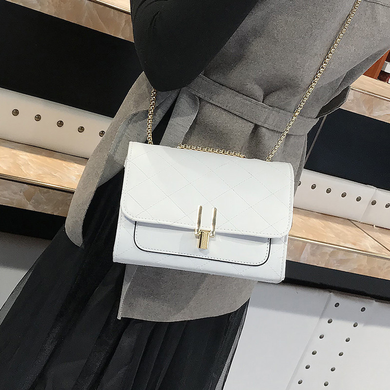 Bolsos 2025 primavera nuevo estilo bolso femenino bolso de cadena rombo moda señoras de un solo hombro bolso de axila bolso diagonal