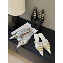 ���yɫ����ЬŮ2024�¿�B��۰��^����~�ļ��⴩һ�_�ś�Ь��