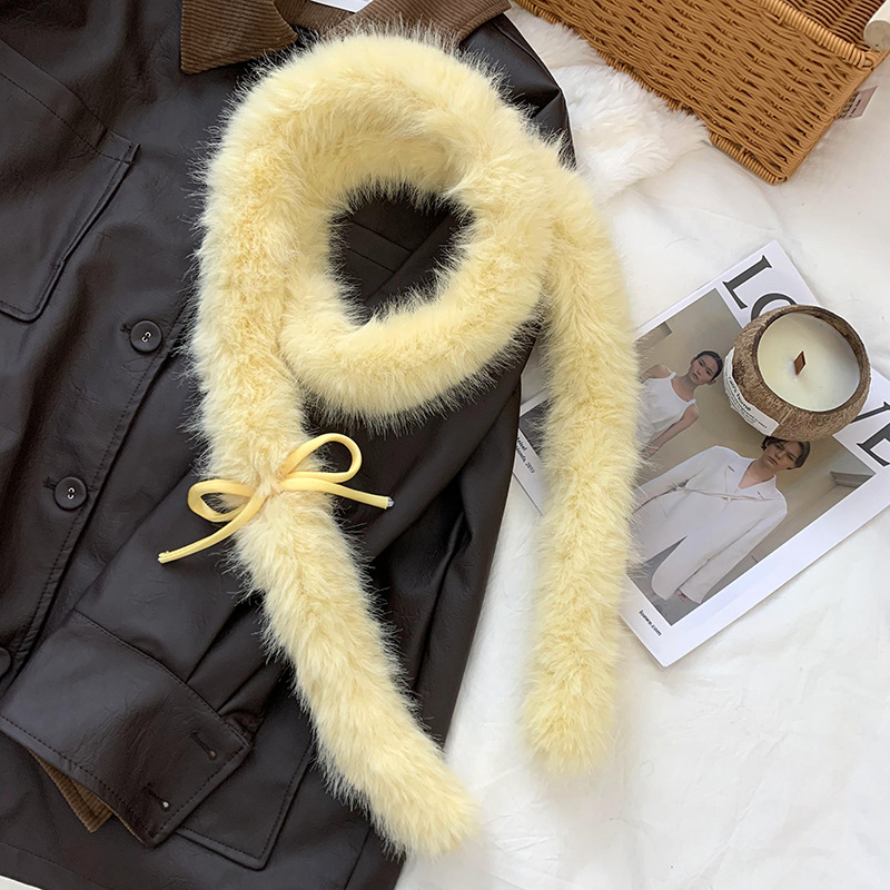 Bufandas femeninas de imitación de cabello de cabello