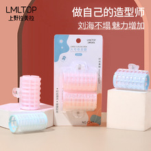 LMLTOP 刘海塑料卷发筒卷发夹 双层自粘卷发器美发工具2个装 C247