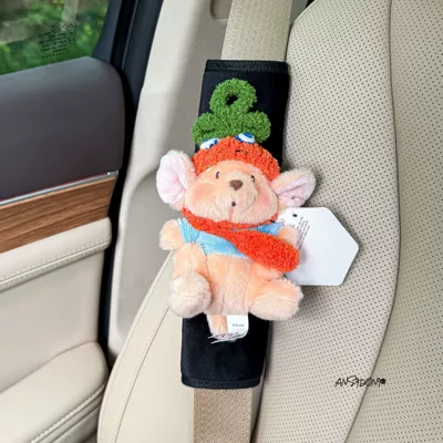 Forest Little Bean Flower Car – Sürətlər qutusu və əl tormozu başlıqları - black-velvet-shoulder-pads-carrot-set-authentic-little-bean-flower-single