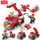 Lele Brothers Building Blocks 8612 Compatible with Lego Children's Assembled Toys Small Particles Car Boys Intelligence Puzzle