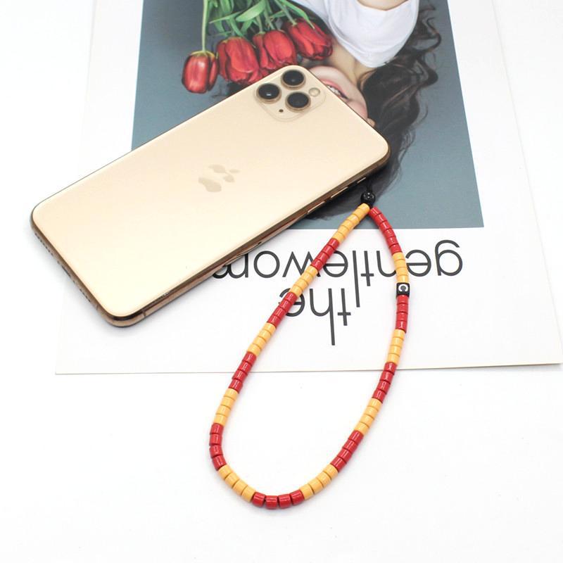 Internet Celebrity Hot Sale Anti-lost Mobile Phone Charm Rainbow Mobile Phone Charm Same Enamel Beads Diy Mobile Phone Lanyard Factory Direct Sales display picture 13