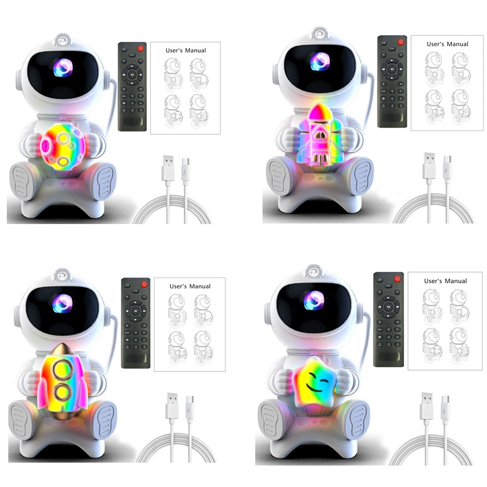 Космос луна, астронавт, звездное небо, лампа, ночник, Bluetooth