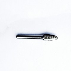 Rotary tungsten carbide grinding head curved round head hard alloy carbon tungsten F1020M06 cross tooth single-tooth file