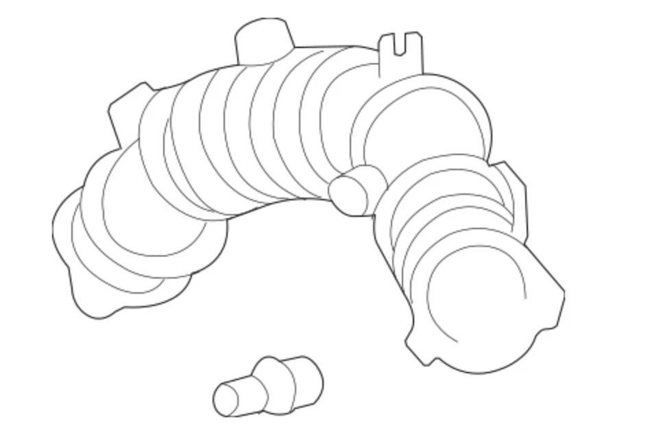 Car Air Intake Hose Suitable for Toyota Camry Camry Solara Air Pipe 17881-Ab010
