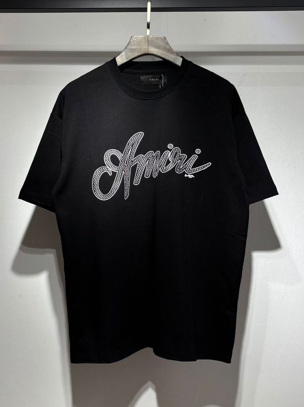 貿易クロスAm新文字クラシックプリント半袖男女同型カップルTシャツiri夏高iri製品タイプ|undefined