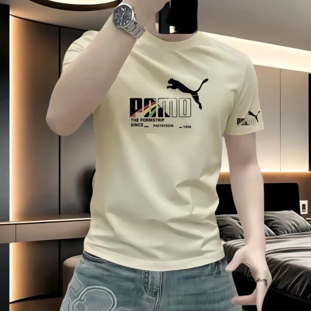 European and American Trendy Brand Classic Short-Sleeved T-Shirts for Men and Women Loose 2025 Summer New Half-Sleeved Ins Couple Clothes European and American Trendy Brand Classic Short-Sleeved T-Shirts for Men and Women Loose 2025 Summer New Half-Sleeved Ins Couple Clothes