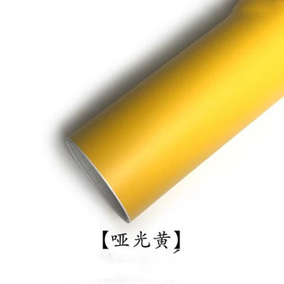car yellow film sticker: Automotive Film - 30150cm-matt-yellow