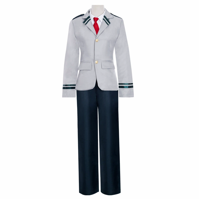 Косплей школьная форма (My Hero Academia) Midoriya Todoroki Ochako — пиджак с юбкой или брюками, XS–XXL