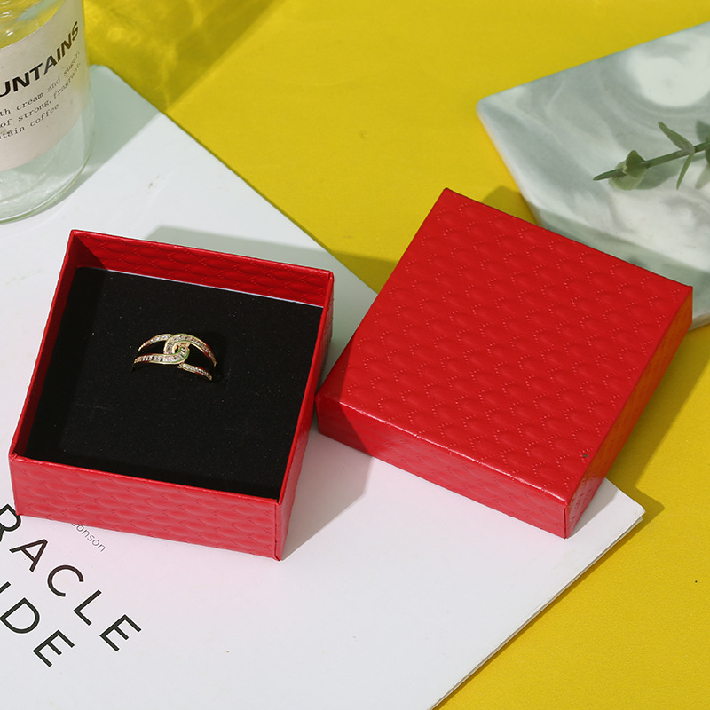 厂家批发高档精美礼品盒戒指耳钉首饰包装盒礼盒批发详情4