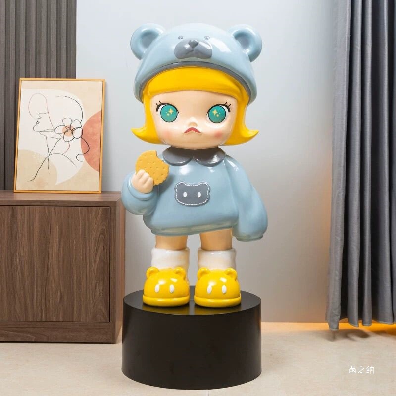 バブルマート OL クッキー フロア ホーム ガール ペインター M リビング ルーム テレビ キャビネット オーナメント 漫画 ly ビッグ インターネット セレブ|undefined