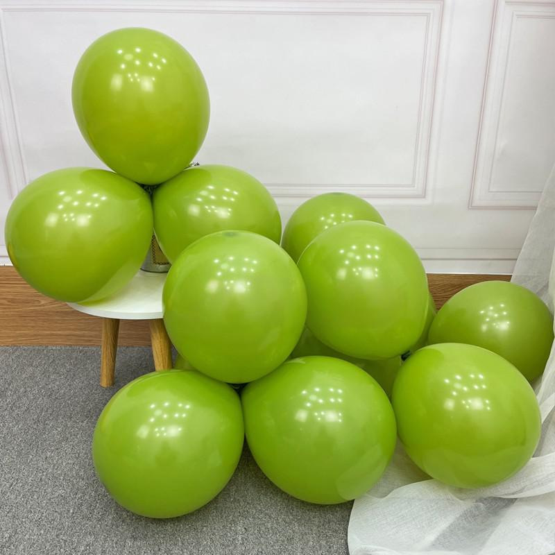 Globo temático del bosque Macaron, aguacate, zongzi verde, centro comercial de cumpleaños, decoración de jardín de infantes, decoración del Festival del Bote del Dragón