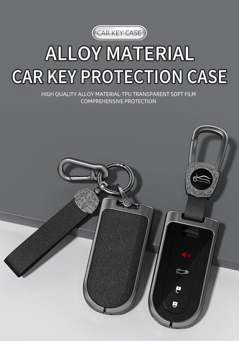 Suitable for North Deer Car Key Cover Perodua Toyota Remote Control Car Key Case Protective Cover for Men and Women