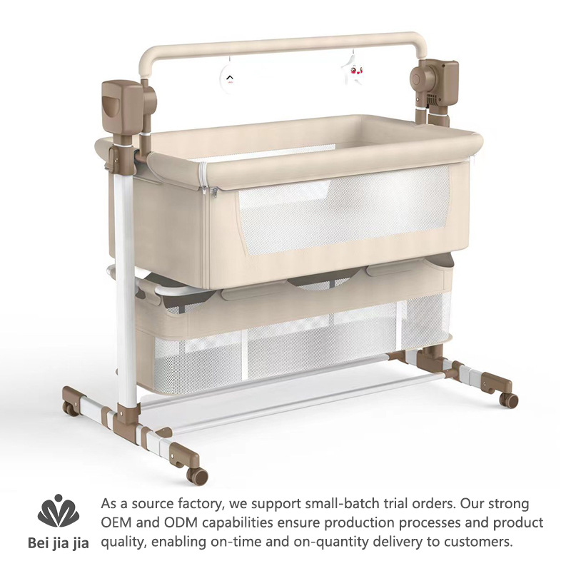 Cross-Border Baby Multifunctional Electric Cradle Rocking Chair Newborn Smart Coaxing Baby Bedside Bed Sleeping Basket