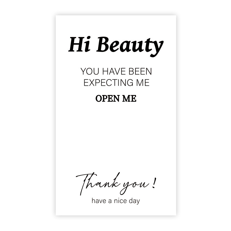 Spot al por mayor rectángulo gracias a la pegatina de sellado de la caja del avión