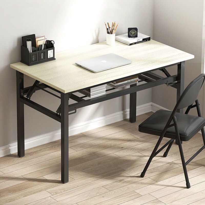 Simple Modern Folding Table, Training and Conference Table, Long Table, Study Table, Desk, Computer Desk, Office Desk