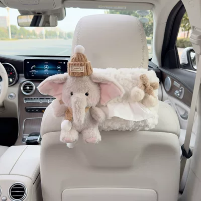 Car tissue box/set: In-Car Armrest Box Multifunctional Tissue