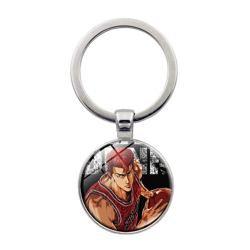 Брелок Slam Dunk Time Gem, аниме-ключ, персонажи Сакураги/Ханнада/Рукава/Каэдэ, автомобильный кулон
