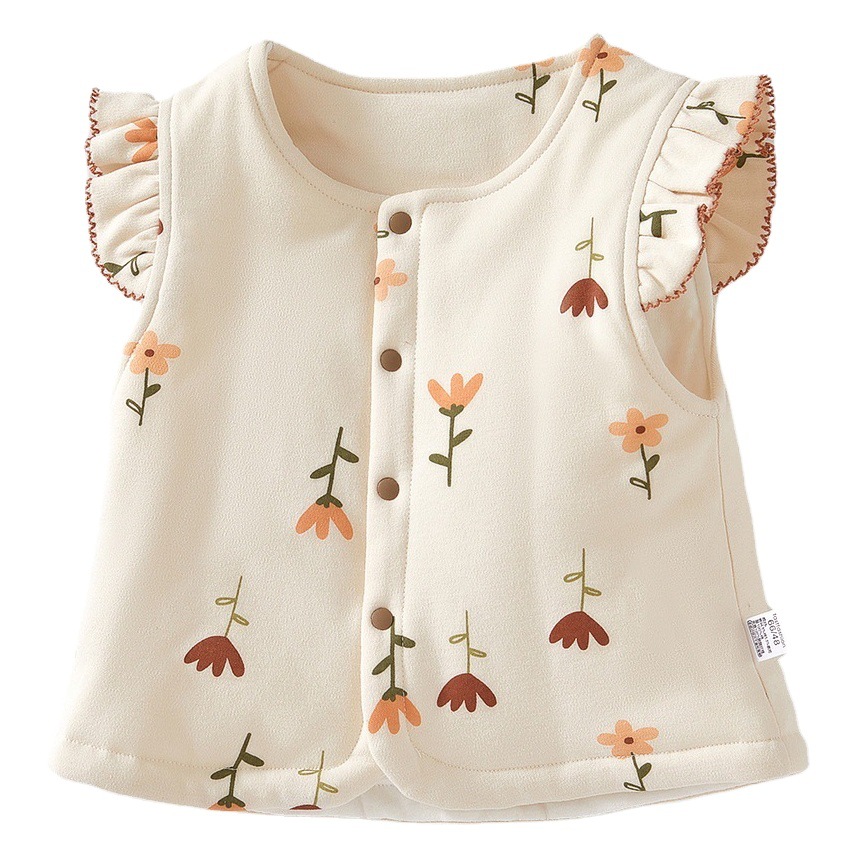 Chaleco DE LOS NIÑOS otoño e invierno Bebé acolchado engrosado bebé tocando fondo ropa bebé recién nacido acolchado cálido invierno chaleco