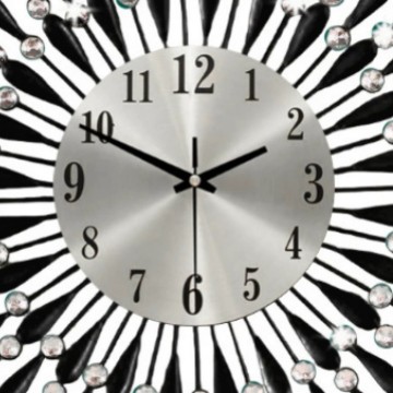 Reloj de pared creativo con diseño de cielo estrellado y gotas de agua, estilo europeo, decoración sencilla para sala de estar, silencioso, moderno y minimalista.