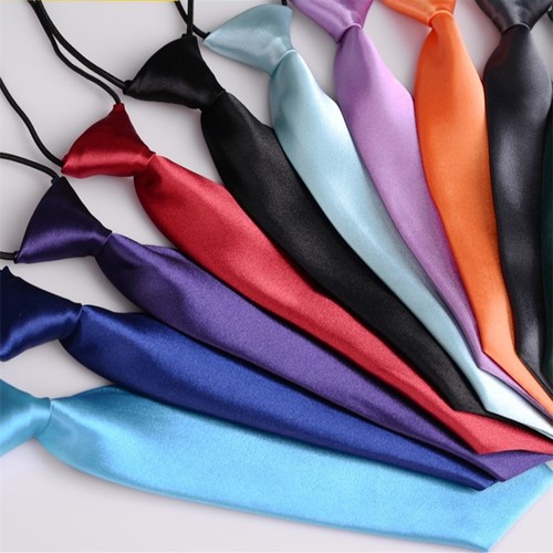 Manufacturer wholesale free small tie solid color one color short style girls cute decoration casual uniform accessories pullover