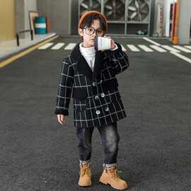 2025秋冬新款加绒加厚洋气男女童大衣韩版保暖中小童潮外套宝现货