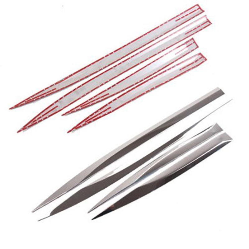 Suitable for 17-21 models of Peugeot 4008, modified stainless steel tailgate trim, trunk bright strip, anti-scratch decorative strip
