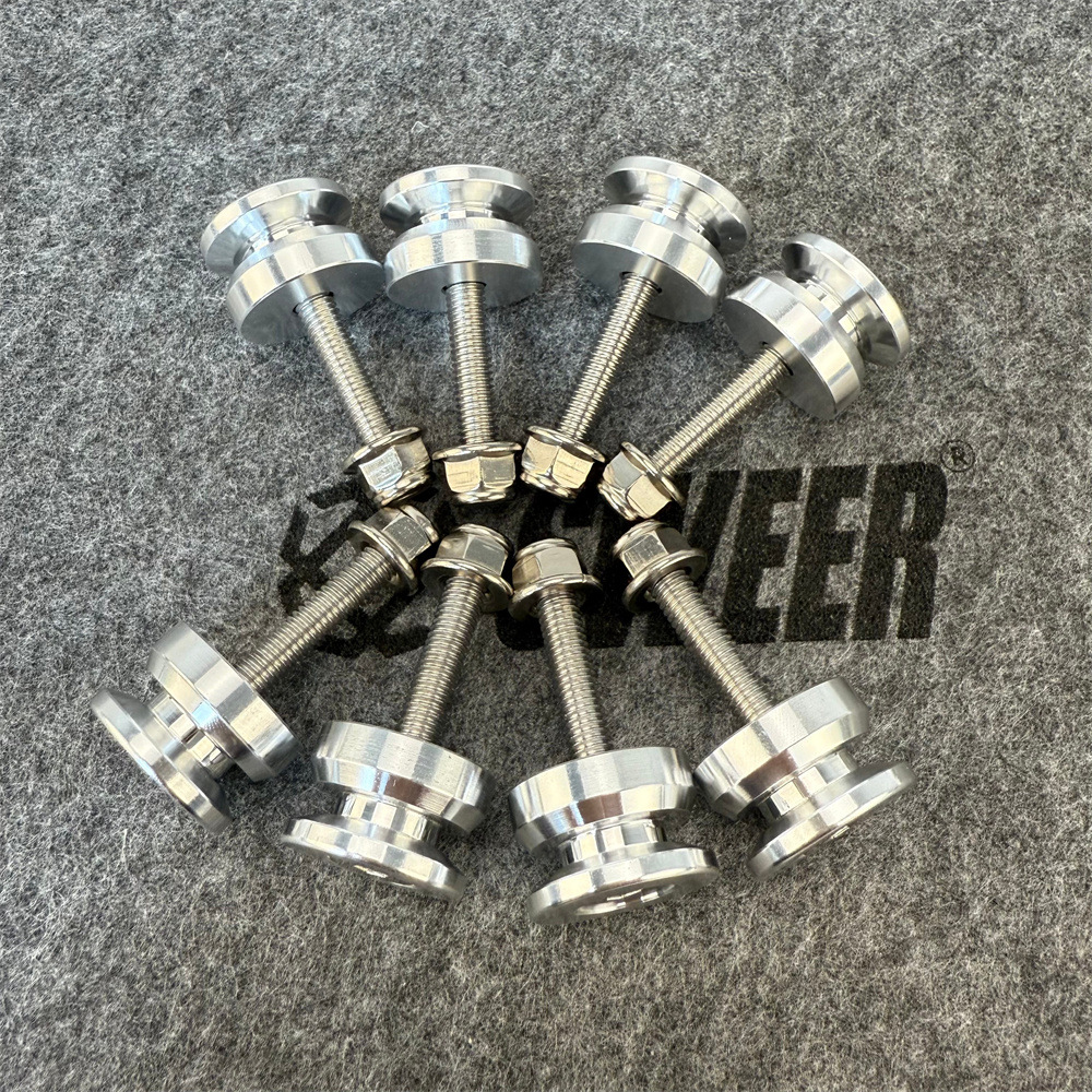Universal Motorcycle Tail Box Buckle Aluminum Alloy Bottom Screw Kit Tail Box Accessories Kit Brand New Motorcycle Tail Box Accessories Kit