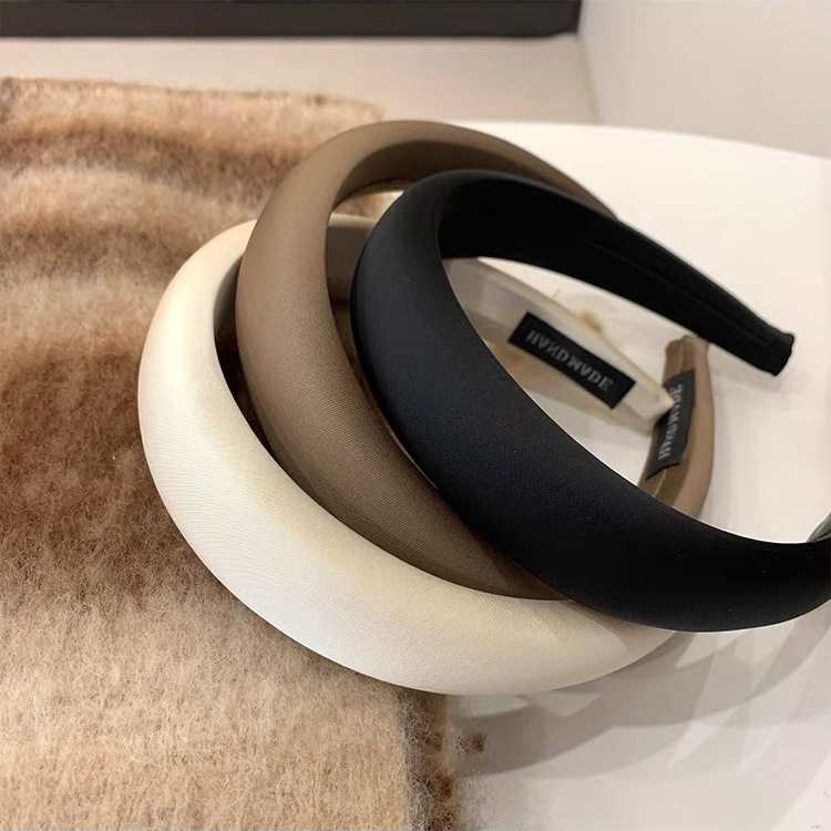 新款韩系时尚简约发箍高颅顶显脸小头箍宽边气质外戴压发发卡发饰