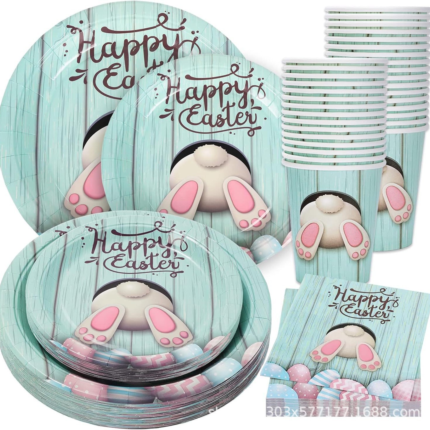 Easter tableware