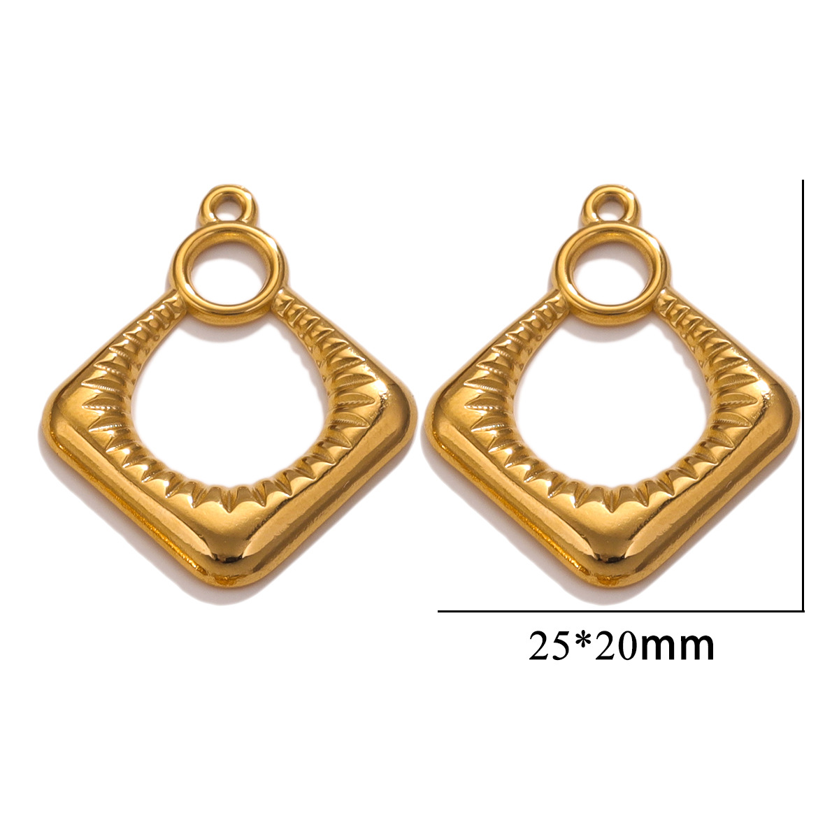 Acero inoxidable impermeable bohemio color transfronterizo joyas colgante DIY pendientes accesorios collar al por mayor