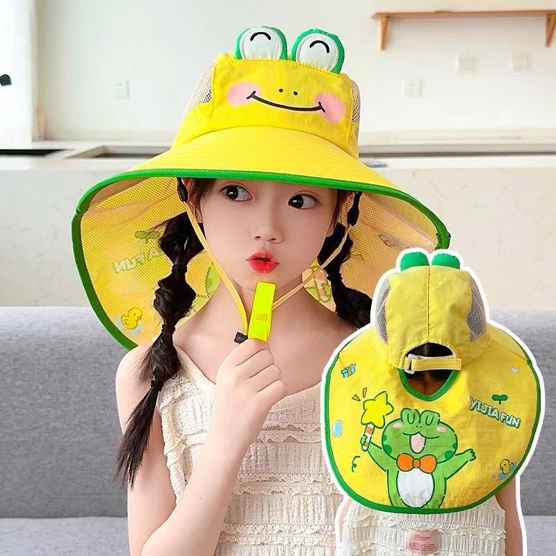 Bonito unicornio sombrero solar recargable con ventilador sombrero de chal de verano para niñas grandes gorras para niños