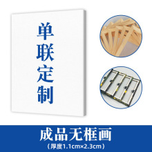 装饰画批发油画帆布画ins风画芯高清喷绘无框画一件代发