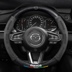 适用于马自达3/6/8/CX30/CX4/CX5昂克赛拉CX8星骋CX3真皮方向盘套