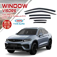 Подходит для Geely Xingyue s, специальный автомобильный козырек от дождя и солнца на окно, козырек от дождя Geely FY11, оконный козырек