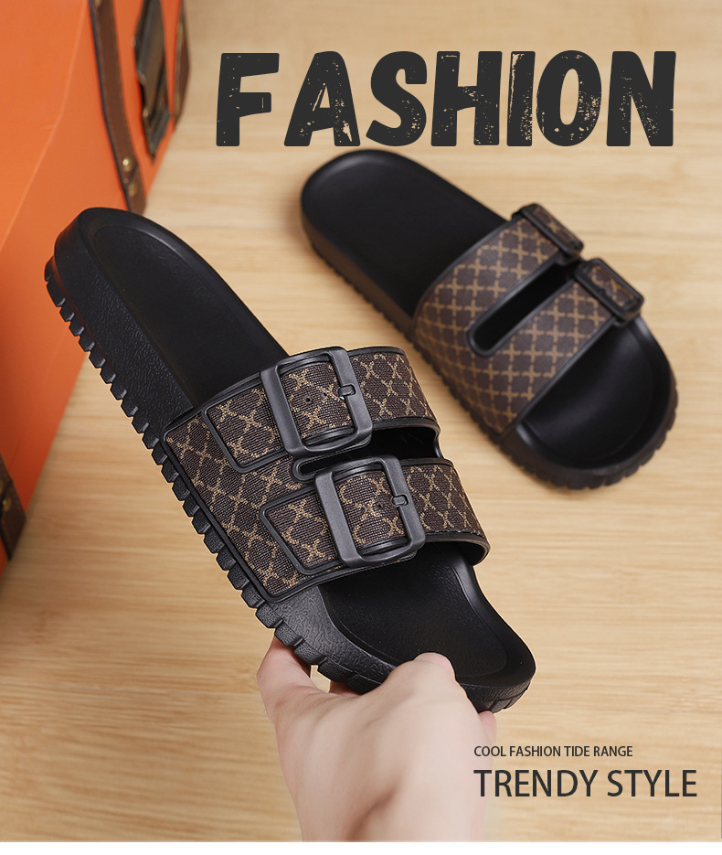 Men's Soft Soled Slippers For Indoor And Outdoor Use Summer Style_voghion.com