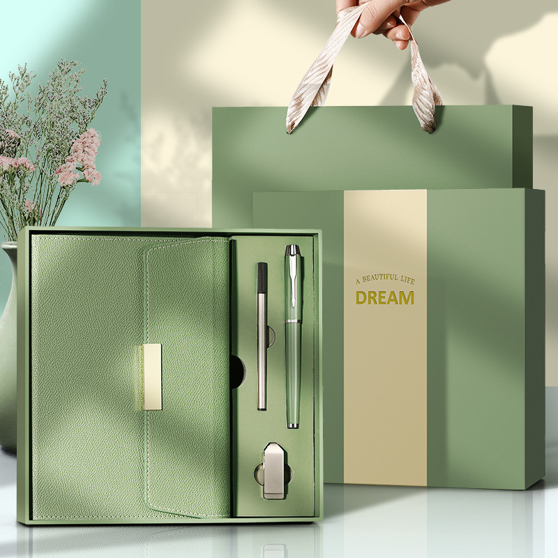 2023 Notebook caja de regalo traje de alta apariencia de oficina de negocios Notebook Enterprise Reunión Anual personalización avanzada de regalos