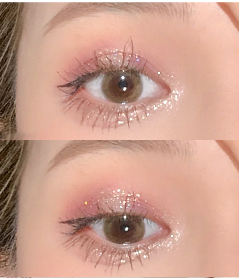 xixi Chestnut 7-color Eyeshadow Palette, Oatmeal Milk tea, nude Chestnut Milk Coffee, Earth Tone Eyeshadow, pearlescent and matte, versatile undefined