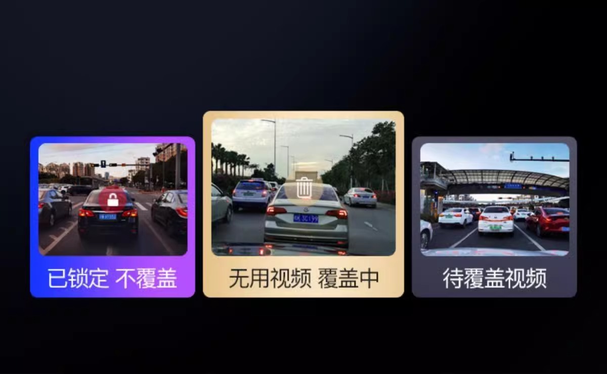 Suitable for Any Travel Car Recorder Suction Cup Type 2025 New Wire-Free Front and Rear Dual-Camera Parking Monitoring