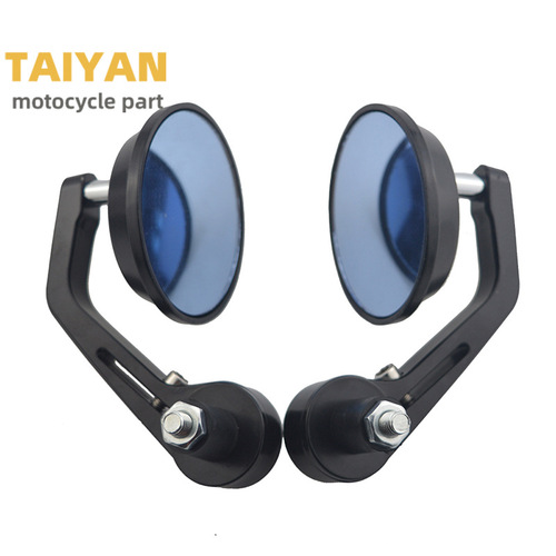Modified motorcycle mirror, universal for electric bikes and scooters, 22mm full aluminum handlebar mirror, backup mirror