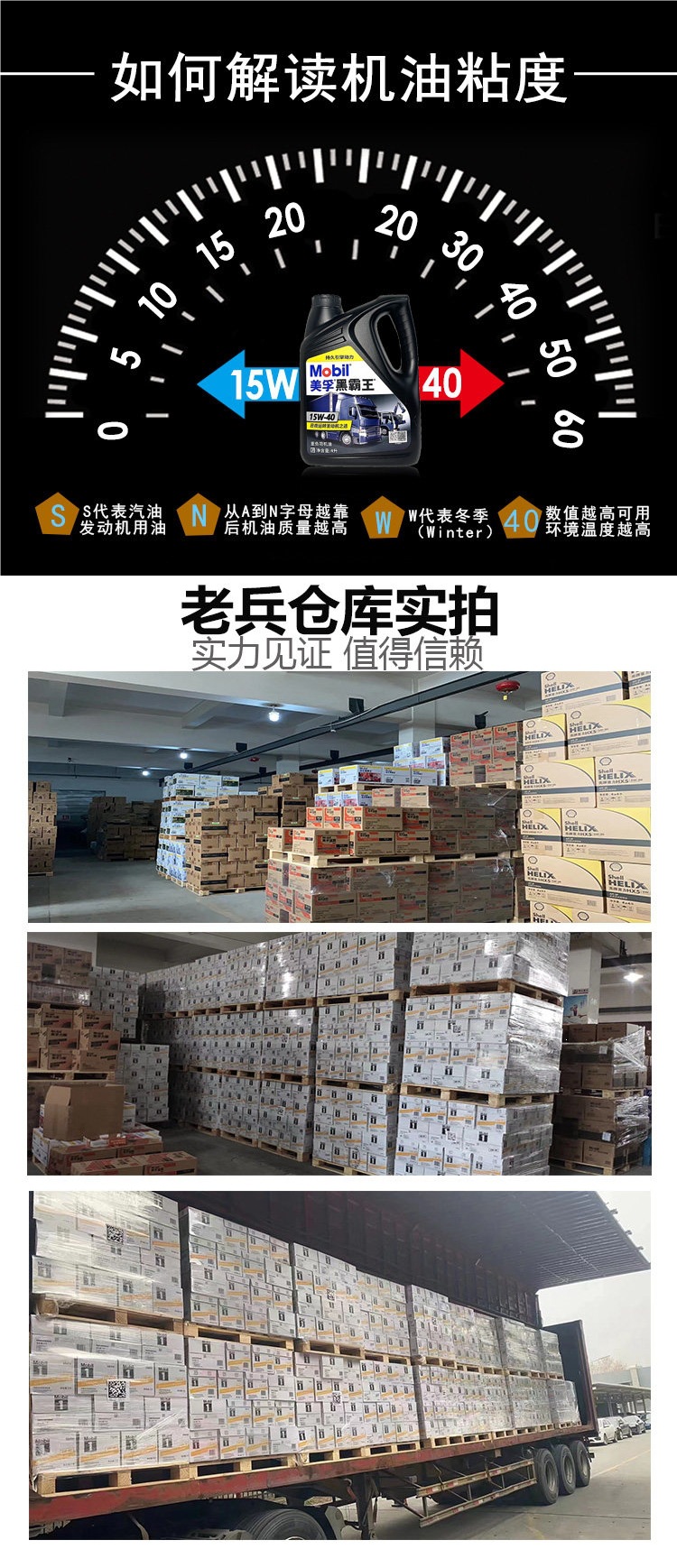 Mobil Diesel Black King 15W40 Yuchai Agricultural Vehicle Truck Forklift Excavator Heavy-Duty Lubricating Oil