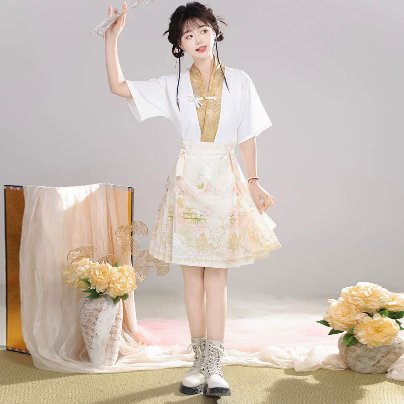 Фотосъемка для взрослых Hanfu Новый китайский стиль повседневная юбка-бюст