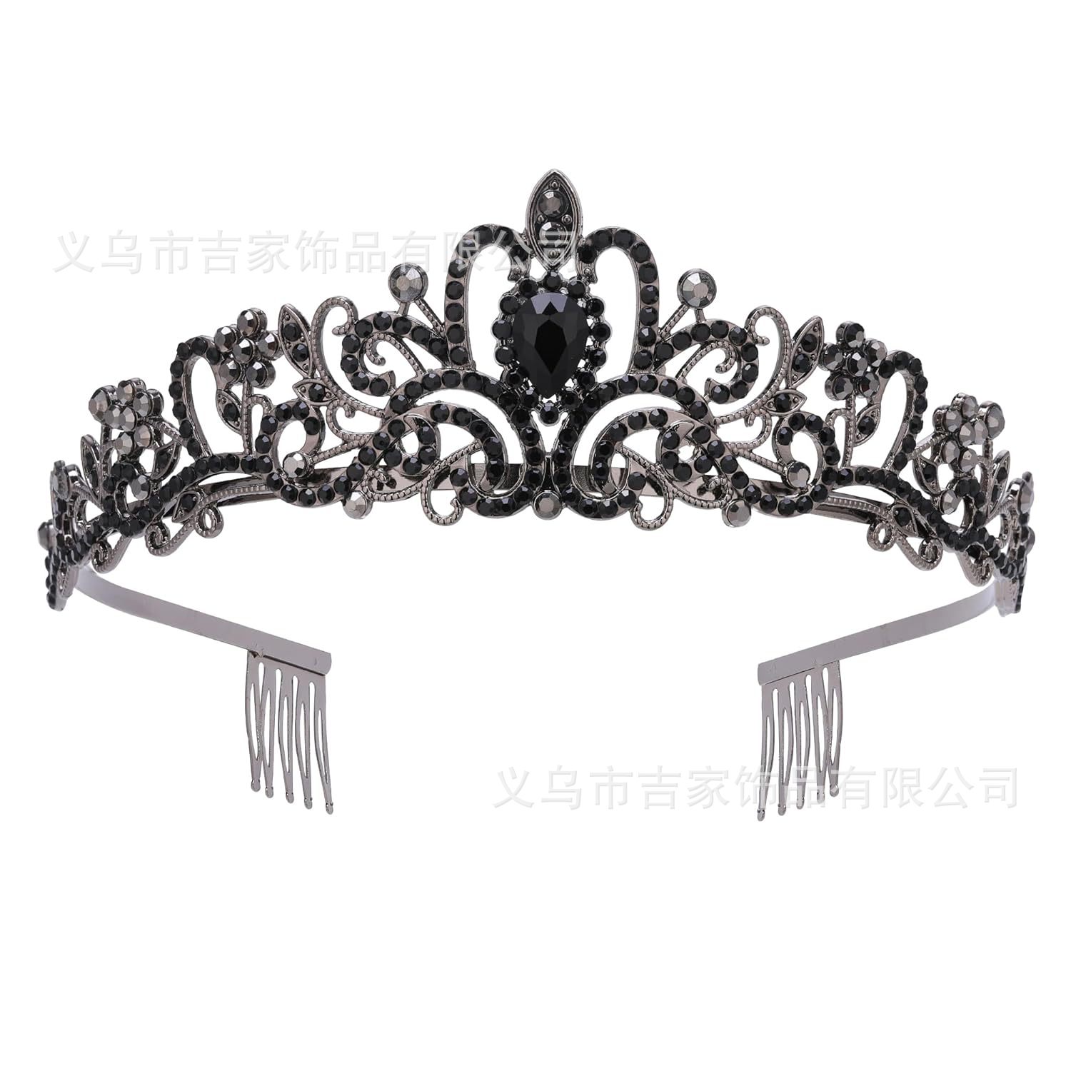 Cross-border caliente-Venta de cumpleaños correa de hombro fiesta corona tocado cumpleaños reina/niña traje corona conjunto