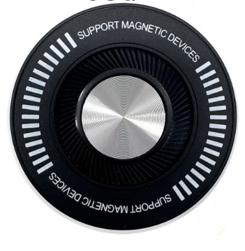 White Magsafe Magnetic Car Phone Holder with Adhesive Back Ring and Enhanced Magnets for Live Streaming