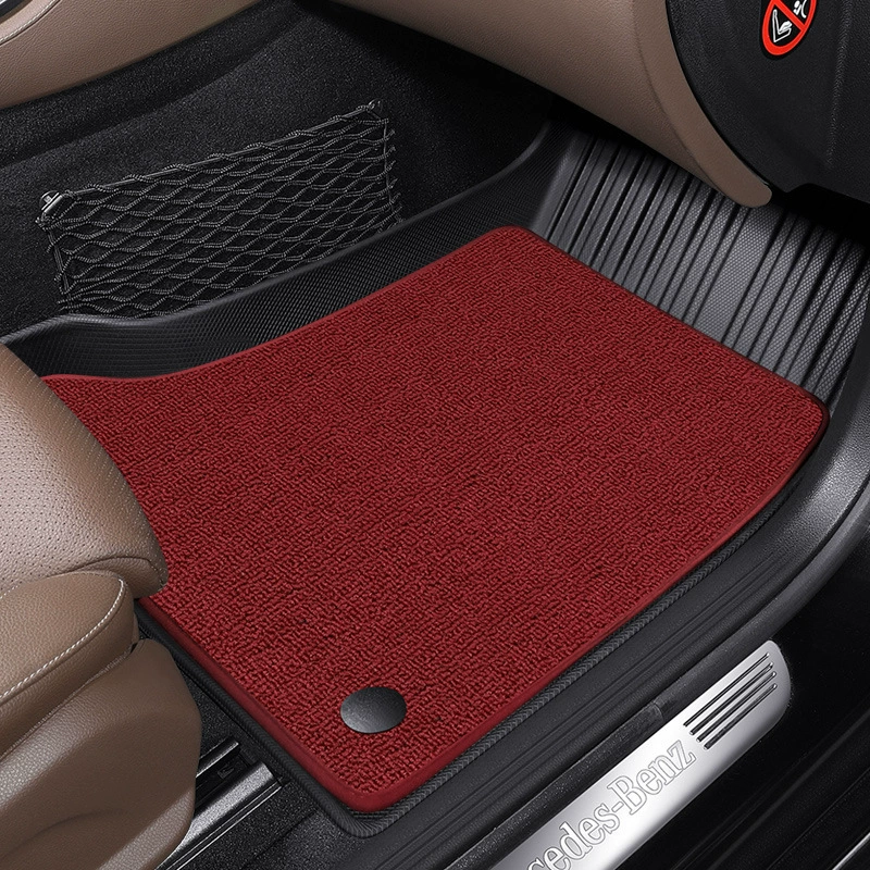 Новый автомобиль обрабатывается Mercedes-Benz E-класса Chenis TPE двухэтажный коврик для ног