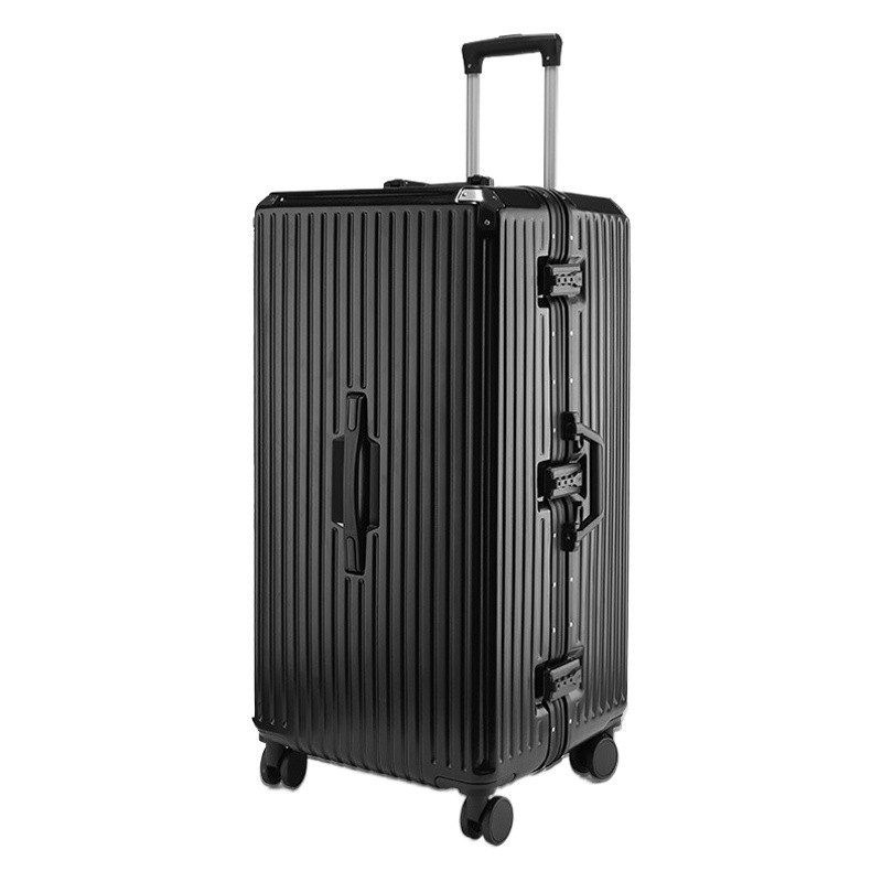 新型厚型大容量スーツケース、留学や休暇に最適なトロリーケース、男女兼用、厚型で見た目も美しいトラベルケース